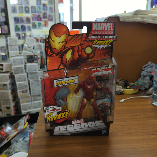 Marvel Legends Red EXTREMIS IRON MAN w/Terrax BAF RIGHT LEG Avengers Hasbro 2011 FRENLY BRICKS - Open 7 Days