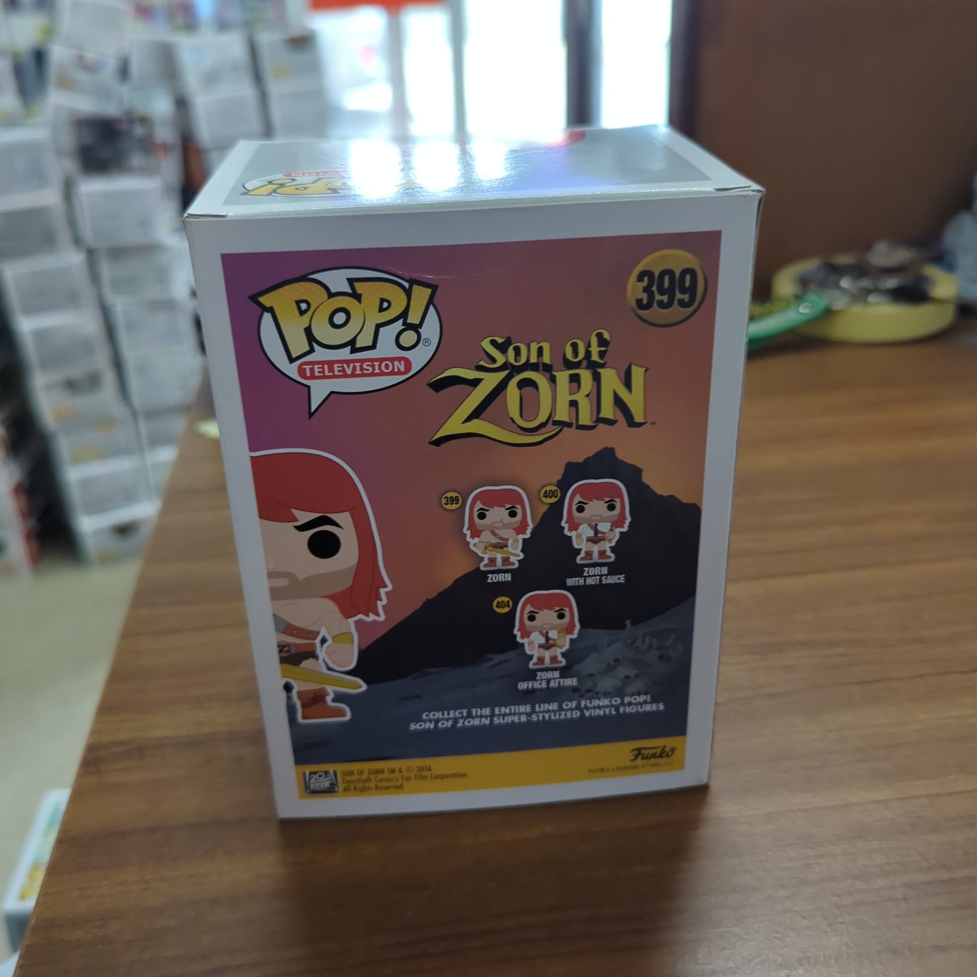 FUNKO POP VINYL FIGURE SON OF ZORN (ZORN) #399 BRAND NEW FRENLY BRICKS - Open 7 Days