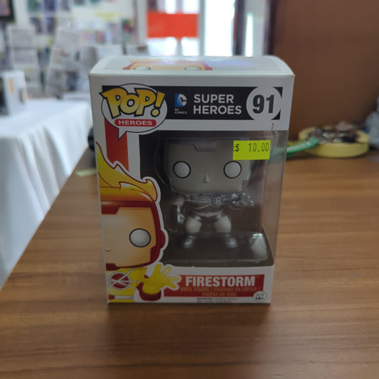 DC COMICS Super Heroes FIRESTORM WHITE LANTERN 91 FUNKO POP! VINYL FRENLY BRICKS - Open 7 Days