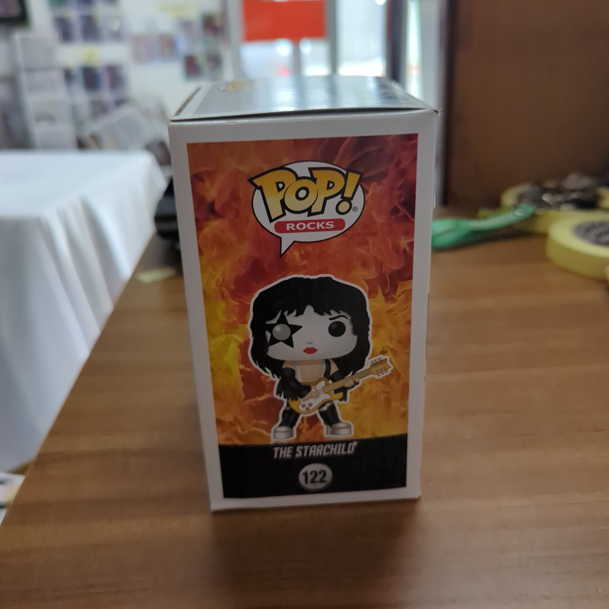 Funko Pop Rocks Kiss The Starchild #122 Vinyl Figure FRENLY BRICKS - Open 7 Days