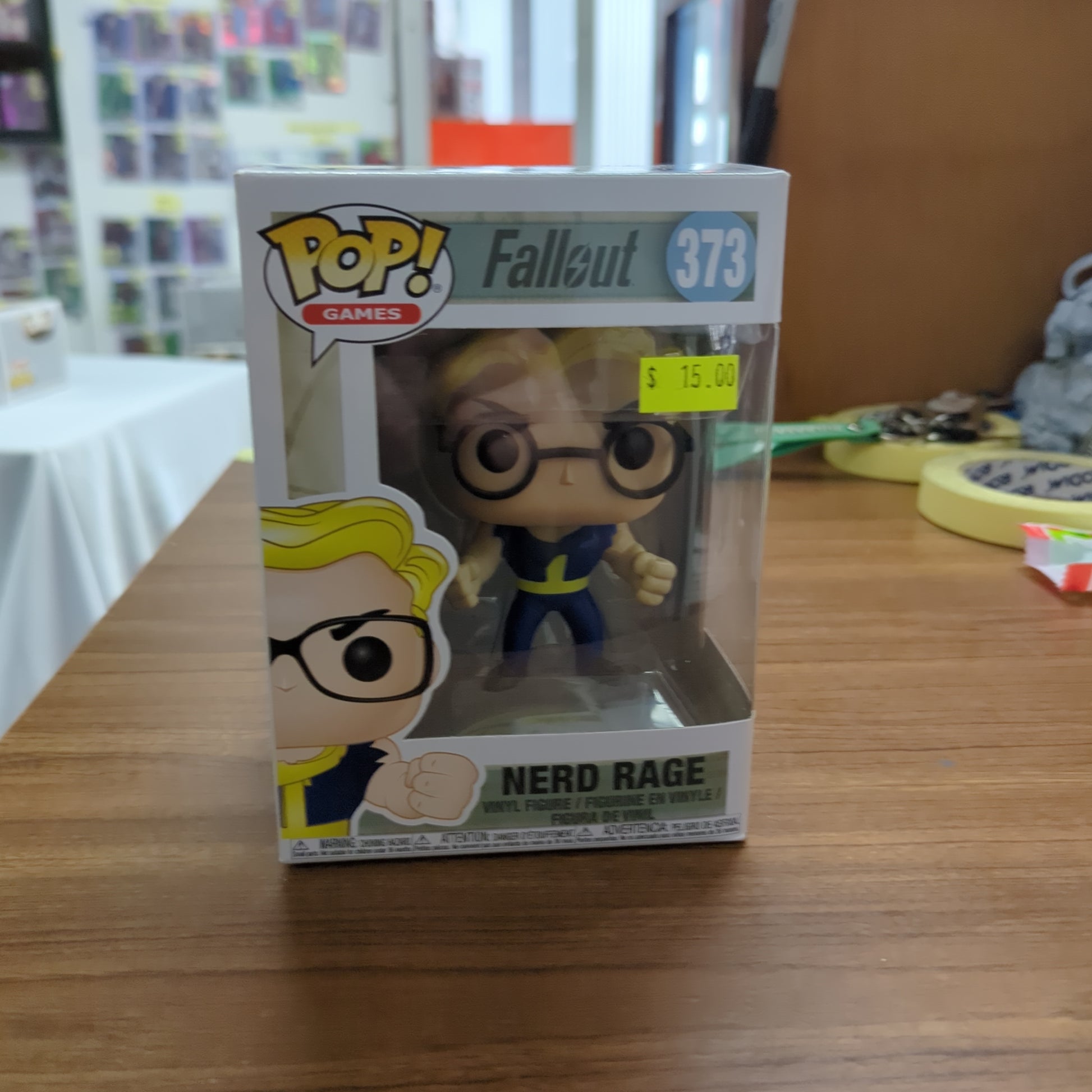 Funko Pop Vinyl Games Fallout Nerd Rage 373 FRENLY BRICKS - Open 7 Days