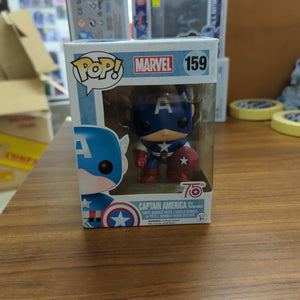 Captain America with Photon Shield Pop 159 Captain America Funko Pop! Vinyl 2016 FRENLY BRICKS - Open 7 Days