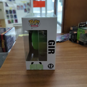 Funko Pop #12 Invader Zim GIR Glow in The Dark in Pop Protector 2015 Vaulted FRENLY BRICKS - Open 7 Days