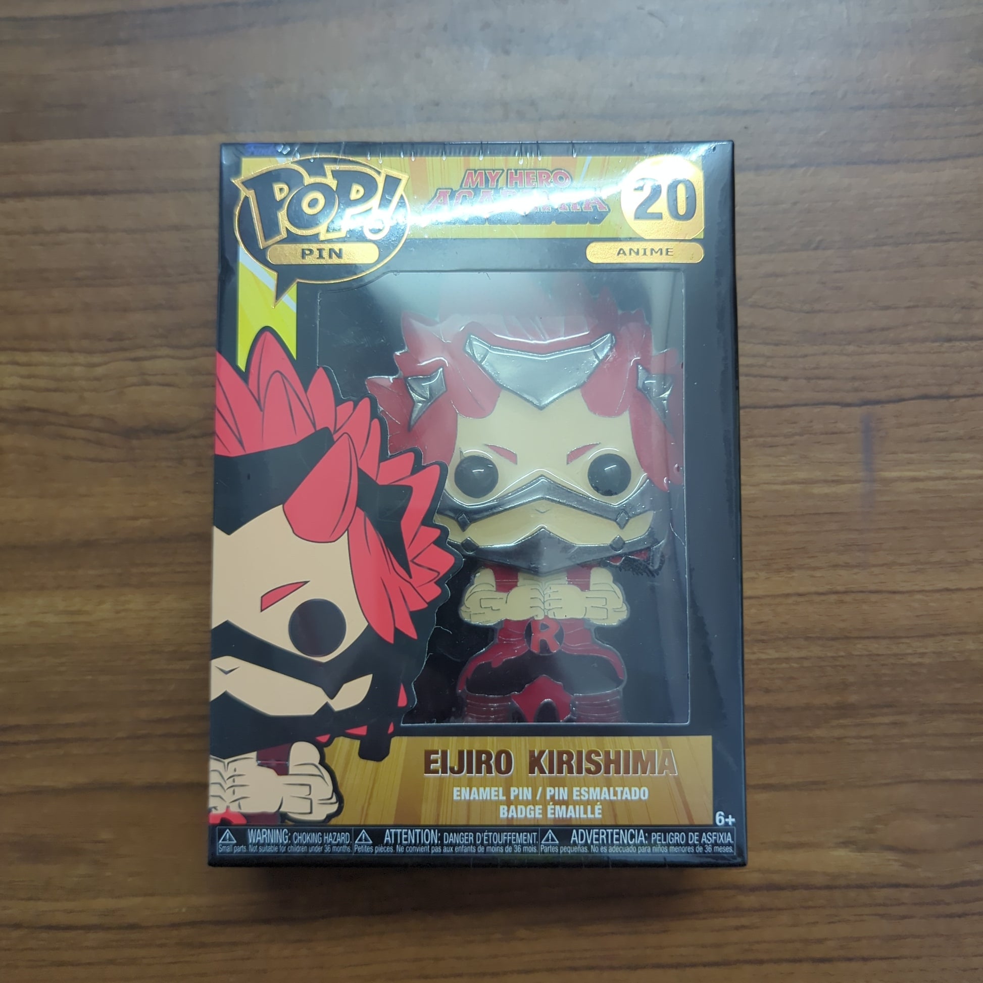 Funko Pop Pin My Hero Academia Eijiro Kirishima #20 Anime FRENLY BRICKS - Open 7 Days