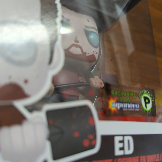 FUNKO POP! Movies #259 -  Shaun Of The Dead - Ed Supanova Sticker FRENLY BRICKS - Open 7 Days