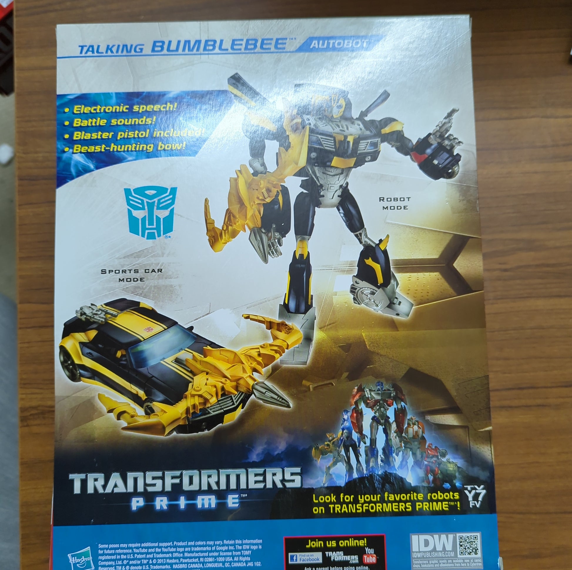 Transformers Prime Beast Hunters Talking Bumblebee Action Figure FRENLY BRICKS - Open 7 Days