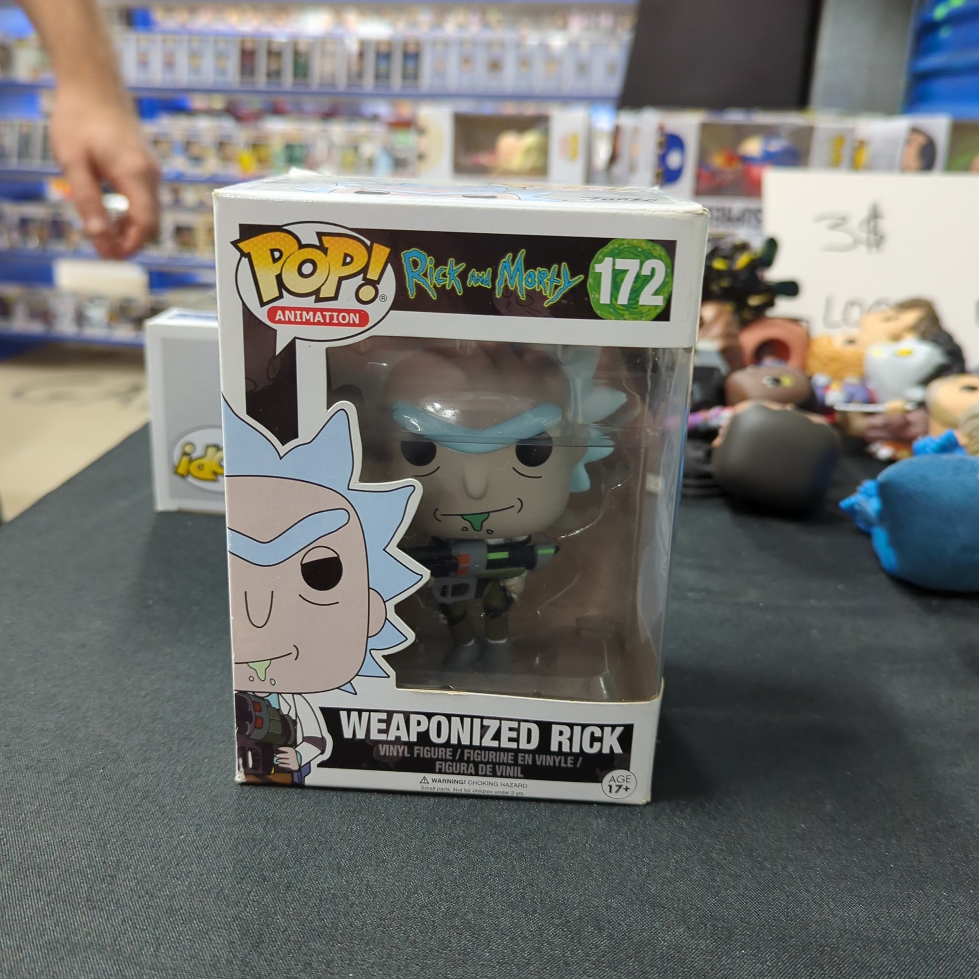 #172 WEAPONIZED RICK | RICK AND MORTY | ANIMATION | FUNKO POP! FRENLY BRICKS - Open 7 Days