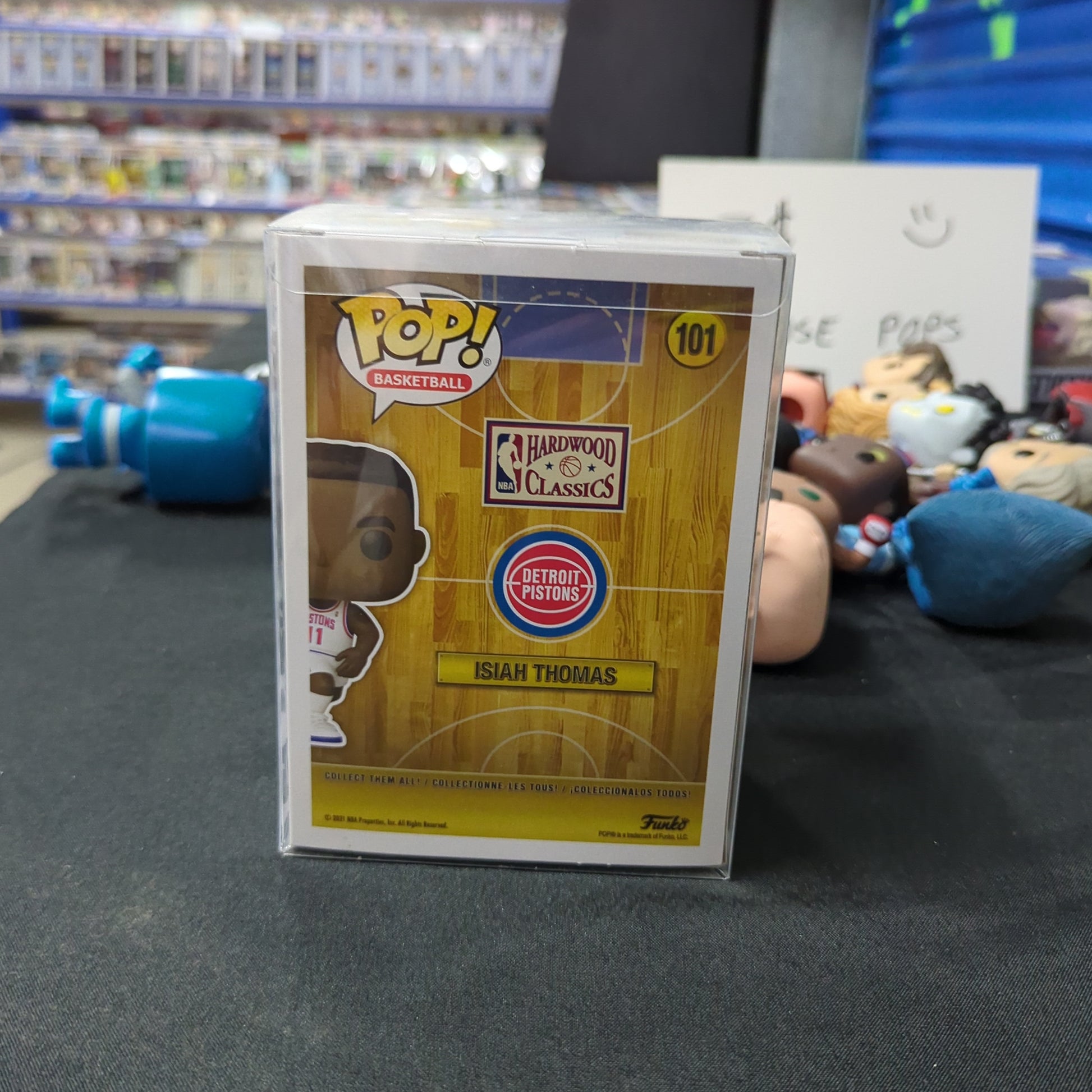 NBA Basketball Detroit Pistons Isiah Thomas Pop! Vinyl Figure #101 FRENLY BRICKS - Open 7 Days