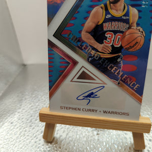 PANINI 2021-2022 Recon AUTO signed /35 Warriors Numbered Steph Curry FRENLY BRICKS - Open 7 Days