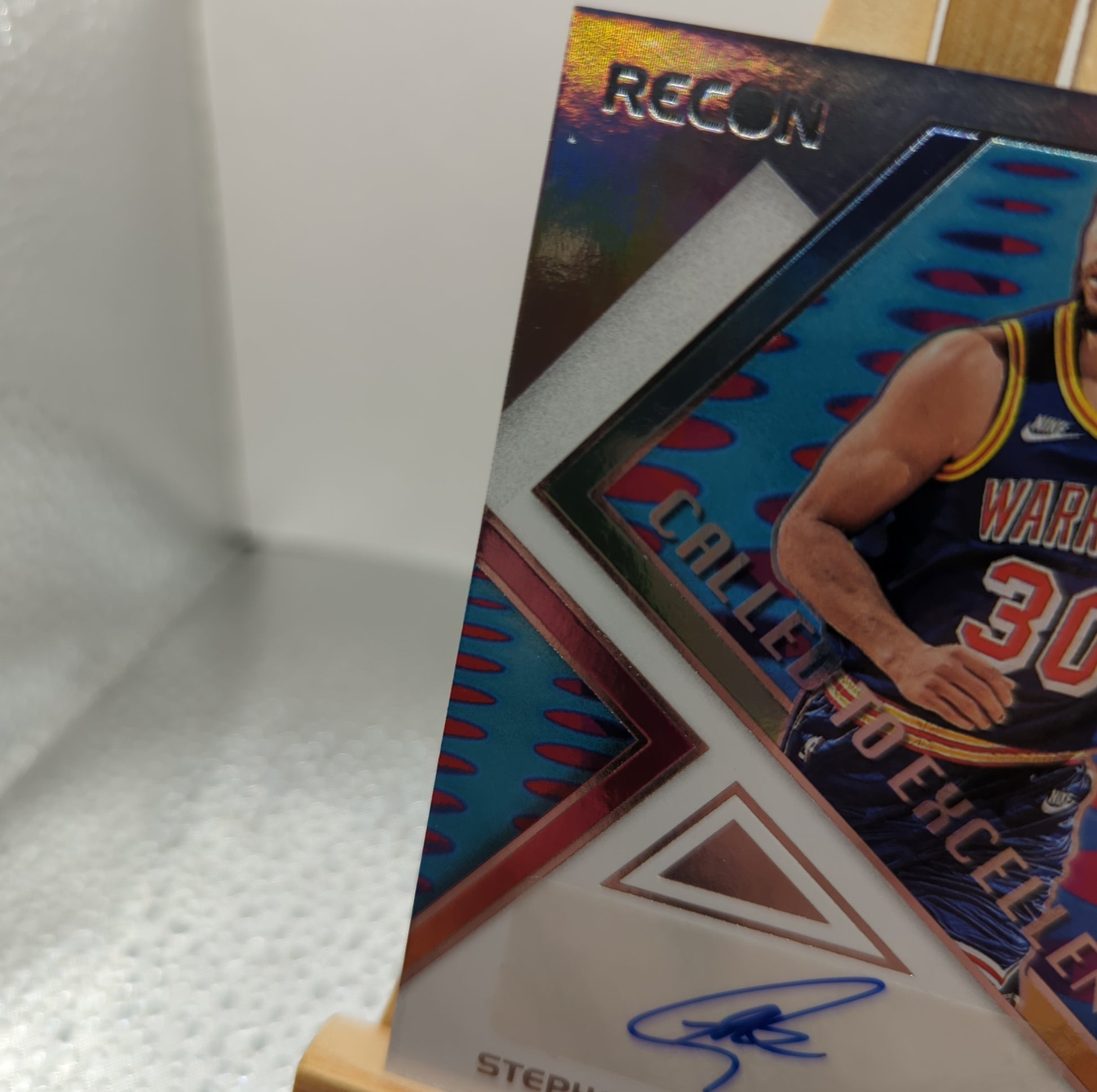 PANINI 2021-2022 Recon AUTO signed /35 Warriors Numbered Steph Curry FRENLY BRICKS - Open 7 Days