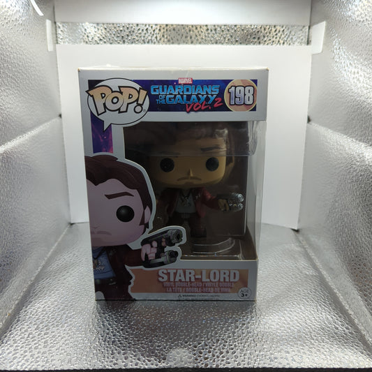 Star-Lord 198 Guardians of the Galaxy Vol.2 Marvel Funko Pop Vinyl *box Damage* FRENLY BRICKS - Open 7 Days