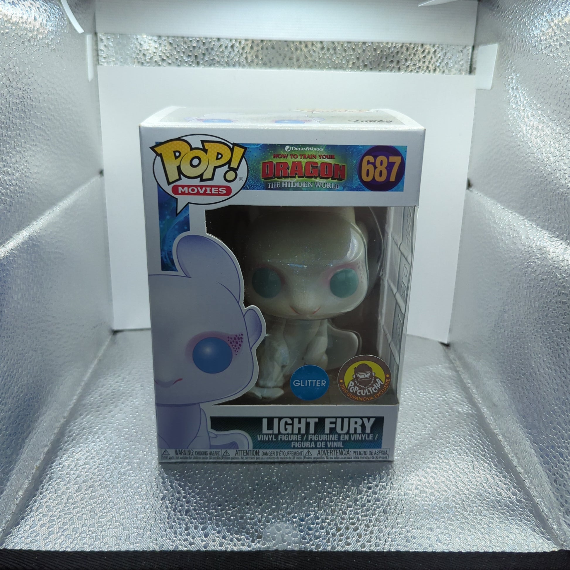 Funko POP How To Train Your Dragon The Hidden World Light Fury #687 Vinyl Figure FRENLY BRICKS - Open 7 Days