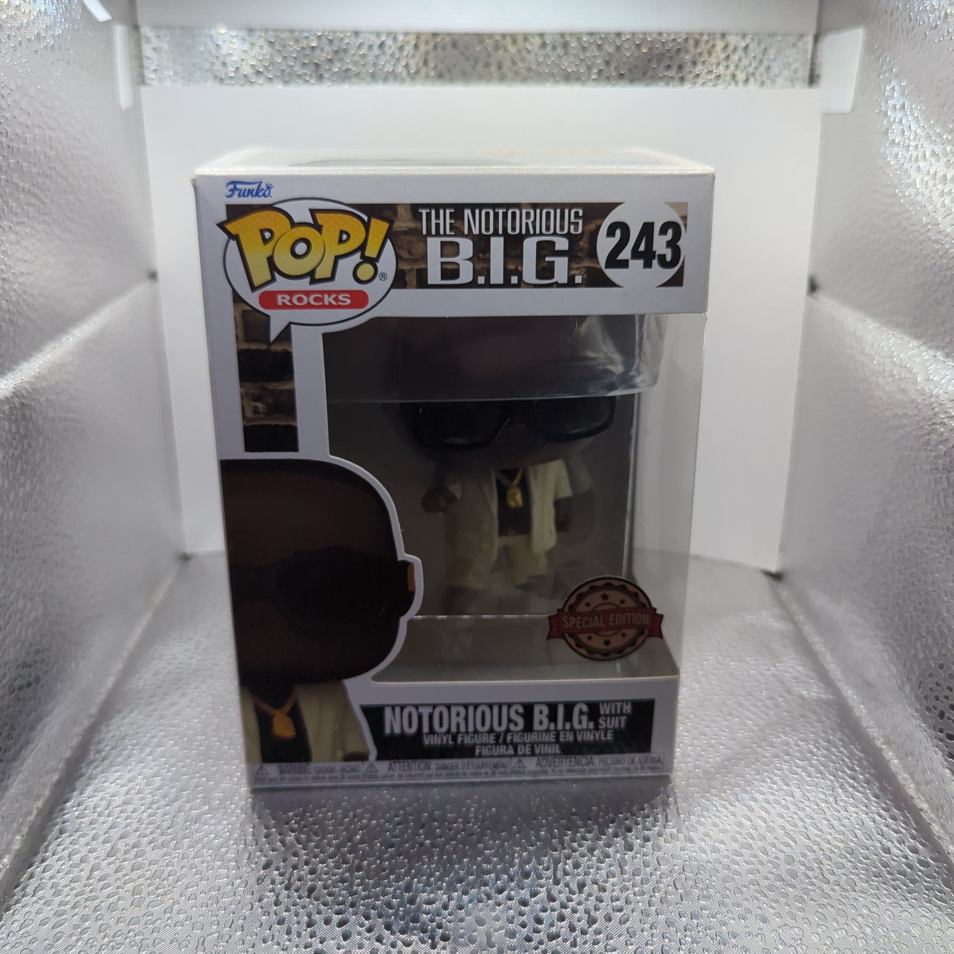 NOTORIOUS BIG Biggie Smalls with Suit Funko POP! #243 FRENLY BRICKS - Open 7 Days