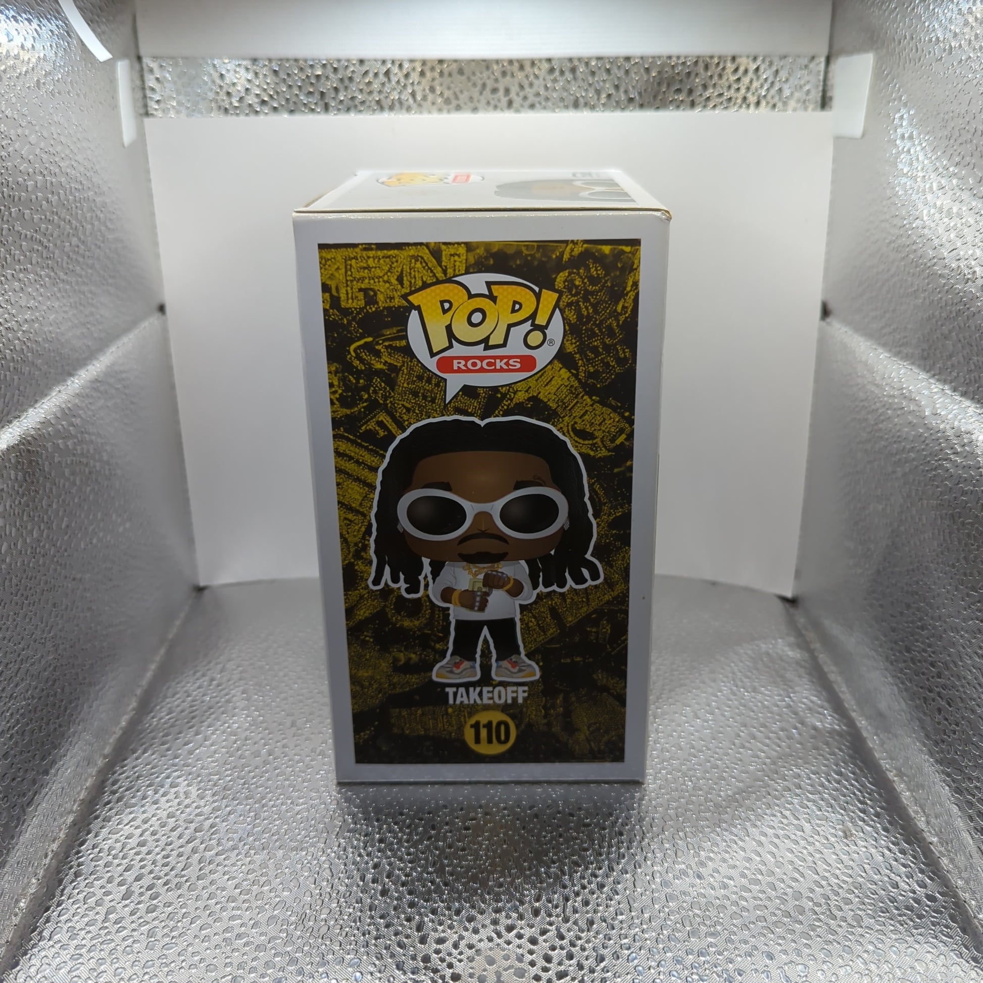 Migos Takeoff POP! Rocks #110 Vinyl Figure Funko FRENLY BRICKS - Open 7 Days