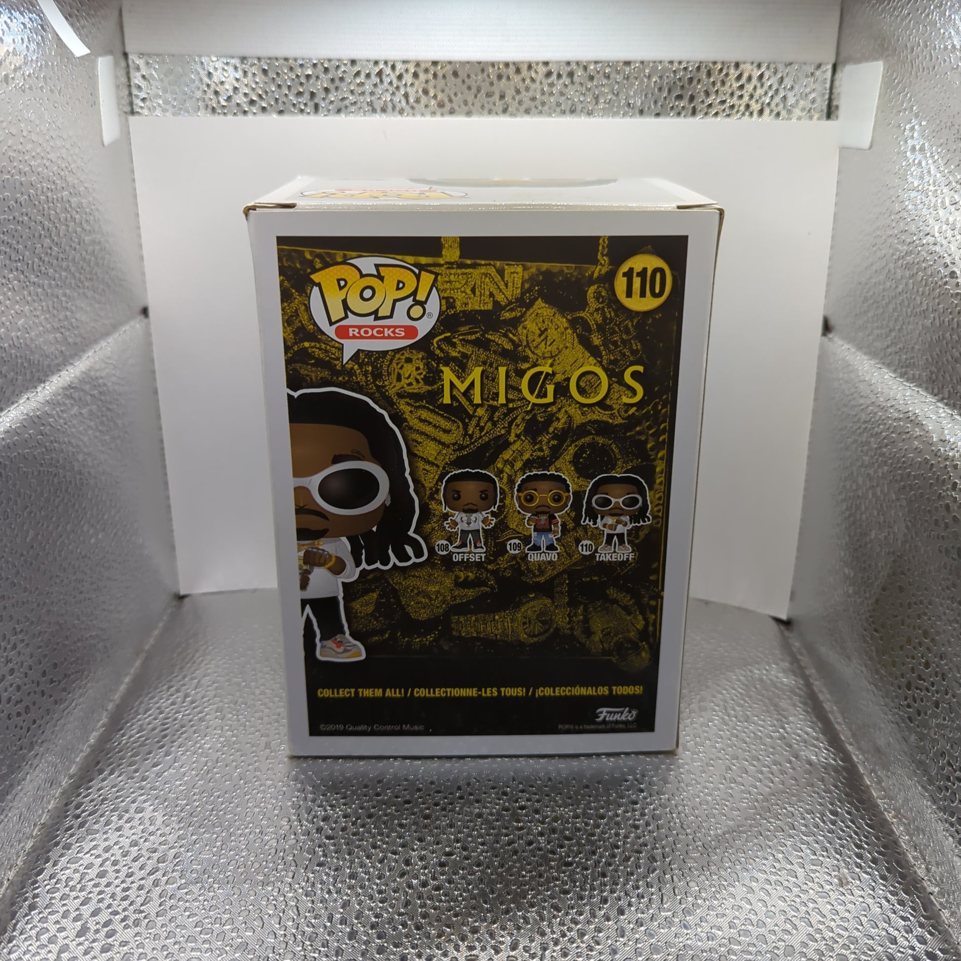 Migos Takeoff POP! Rocks #110 Vinyl Figure Funko FRENLY BRICKS - Open 7 Days