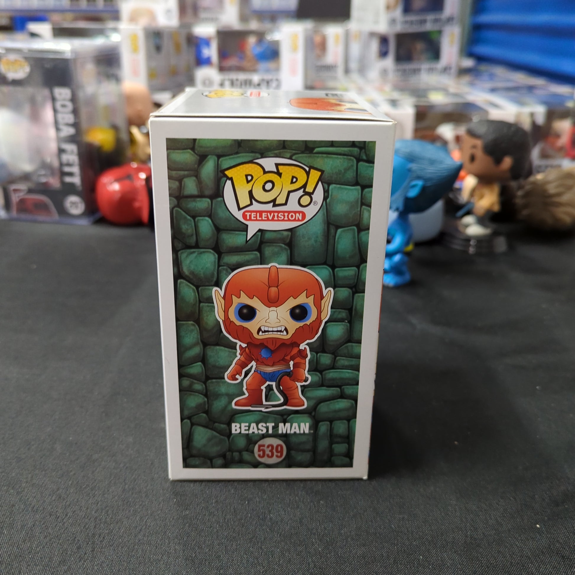 FUNKO POP MASTERS OF THE UNIVERSE BEAST MAN VINYL FIGURE IN BOX #539 FRENLY BRICKS - Open 7 Days