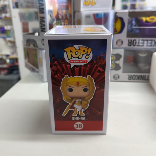 Masters of the Universe - She-Ra Glow in the Dark Pop! Vinyl Figure #38 MOTU FRENLY BRICKS - Open 7 Days