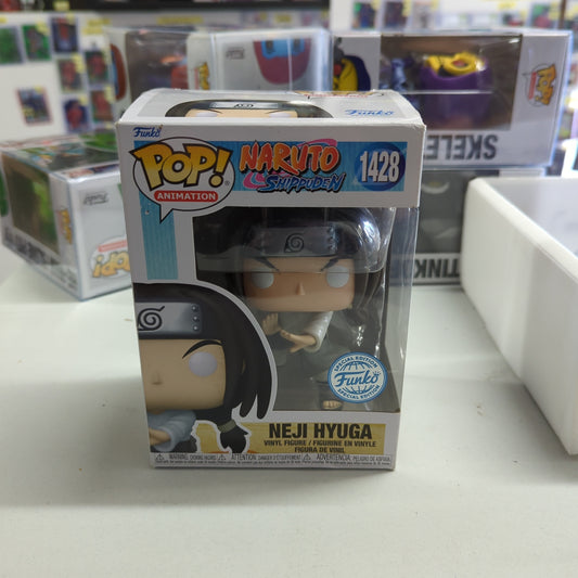 FUNKO POP VINYL NARUTO SHIPPUDEN NEJI HYUGA #1428 EXCLUSIVE VINYL FIGURE FRENLY BRICKS - Open 7 Days