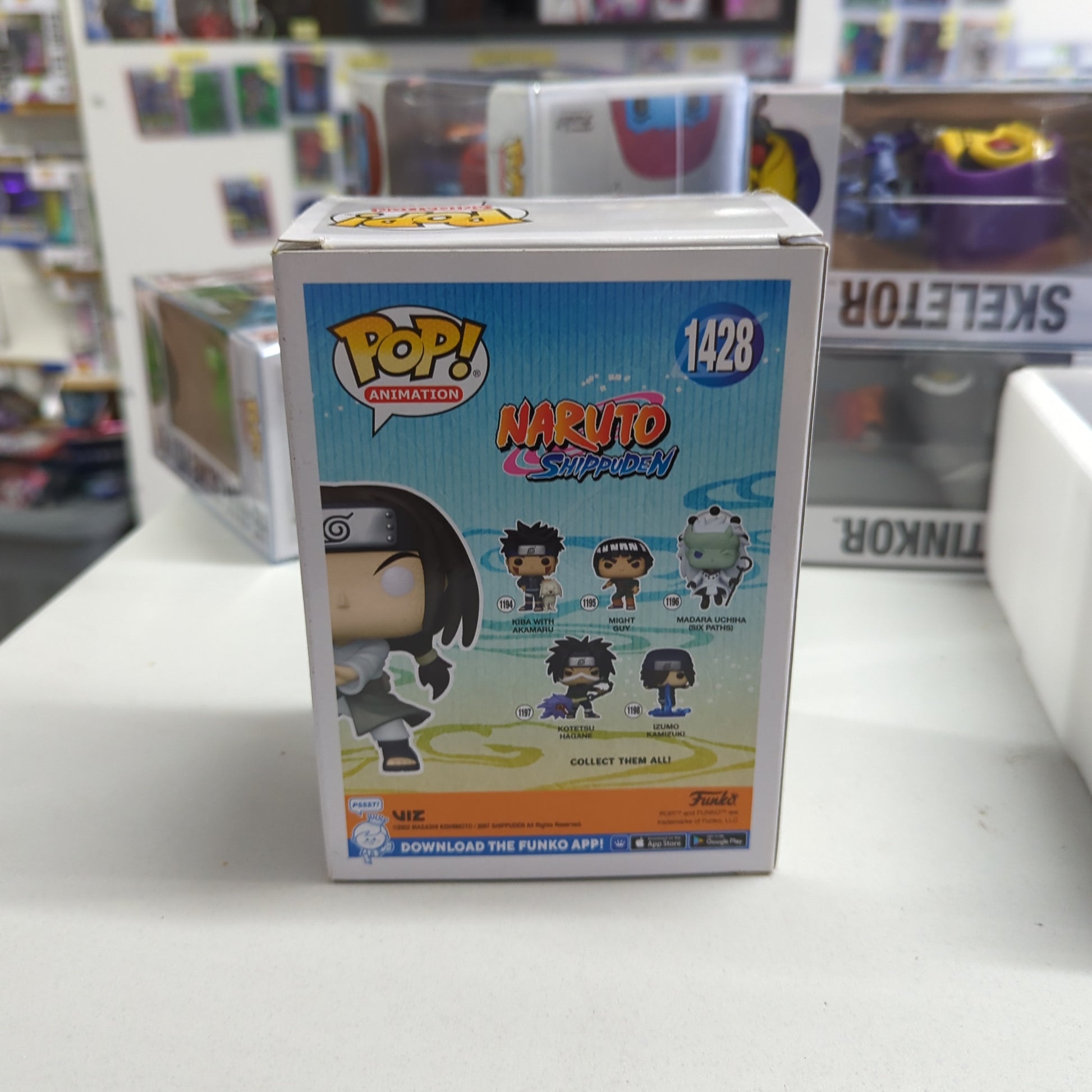 FUNKO POP VINYL NARUTO SHIPPUDEN NEJI HYUGA #1428 EXCLUSIVE VINYL FIGURE FRENLY BRICKS - Open 7 Days