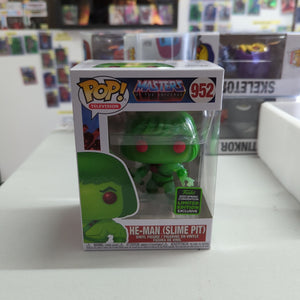 Masters of the Universe He-Man (Slime Pit) ECCC Exclusive Pop! Vinyl Figure #952 FRENLY BRICKS - Open 7 Days