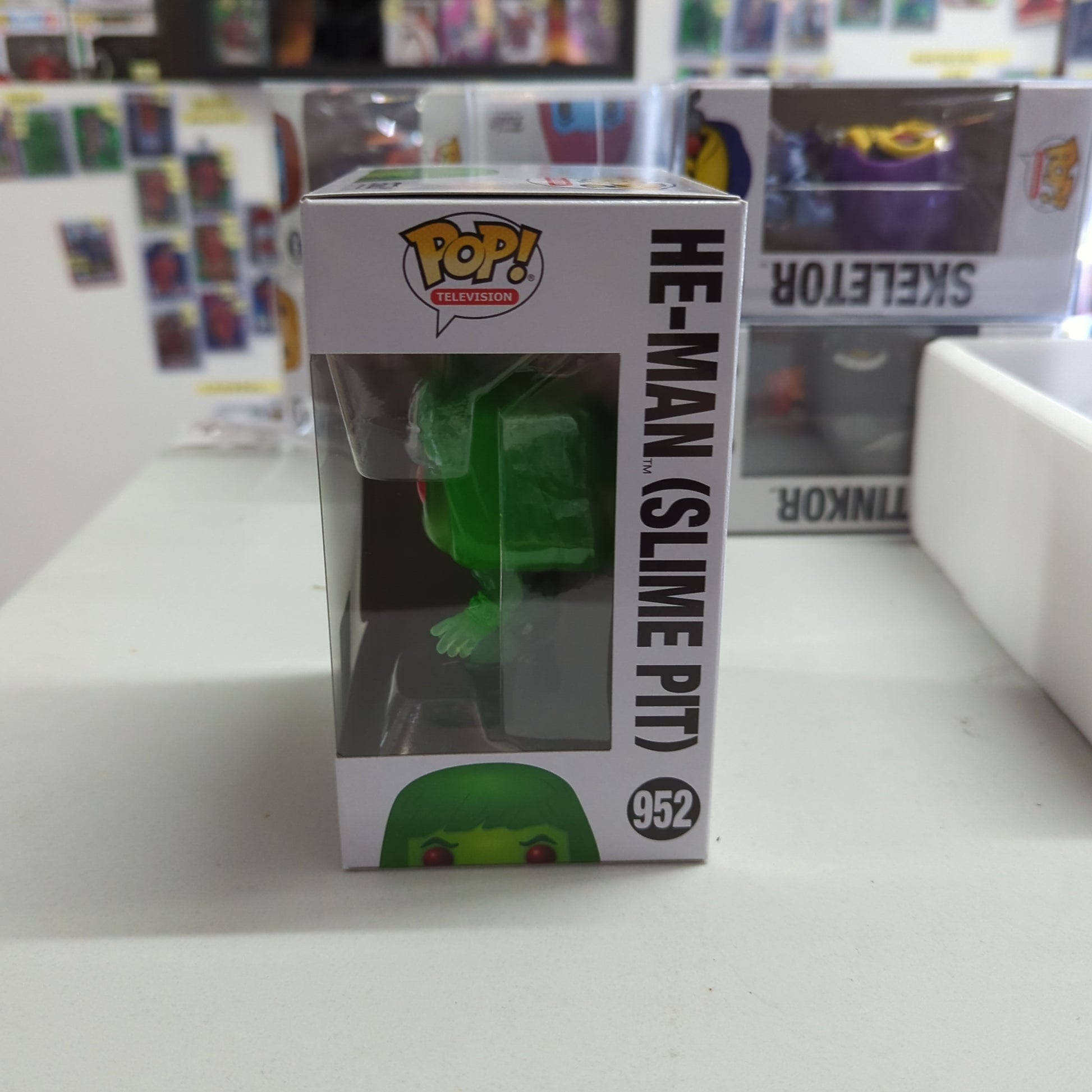 Masters of the Universe He-Man (Slime Pit) ECCC Exclusive Pop! Vinyl Figure #952 FRENLY BRICKS - Open 7 Days