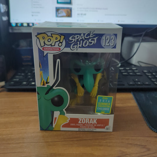 Funko Pop Vinyl Space Ghost - No 123 Zorak SC 2016 Exclusive FRENLY BRICKS - Open 7 Days