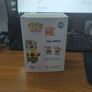 Hula Minion Glow in the Dark GITD #125 Despicable Me Funko Pop Vinyl - VGC RARE FRENLY BRICKS - Open 7 Days