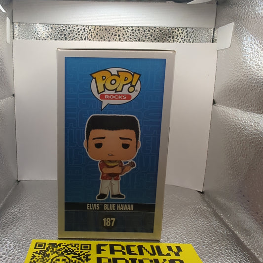 Funko Pop! Rocks Elvis Presley 187 Elvis Blue Hawaii Vinyl FRENLY BRICKS - Open 7 Days