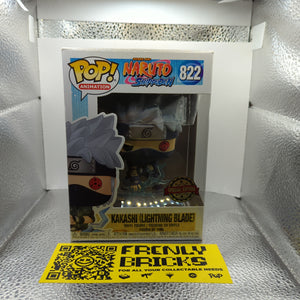 Funko Pop Kakashi Lightning Blade Figure 822 Special Edition w/ Protector FRENLY BRICKS - Open 7 Days