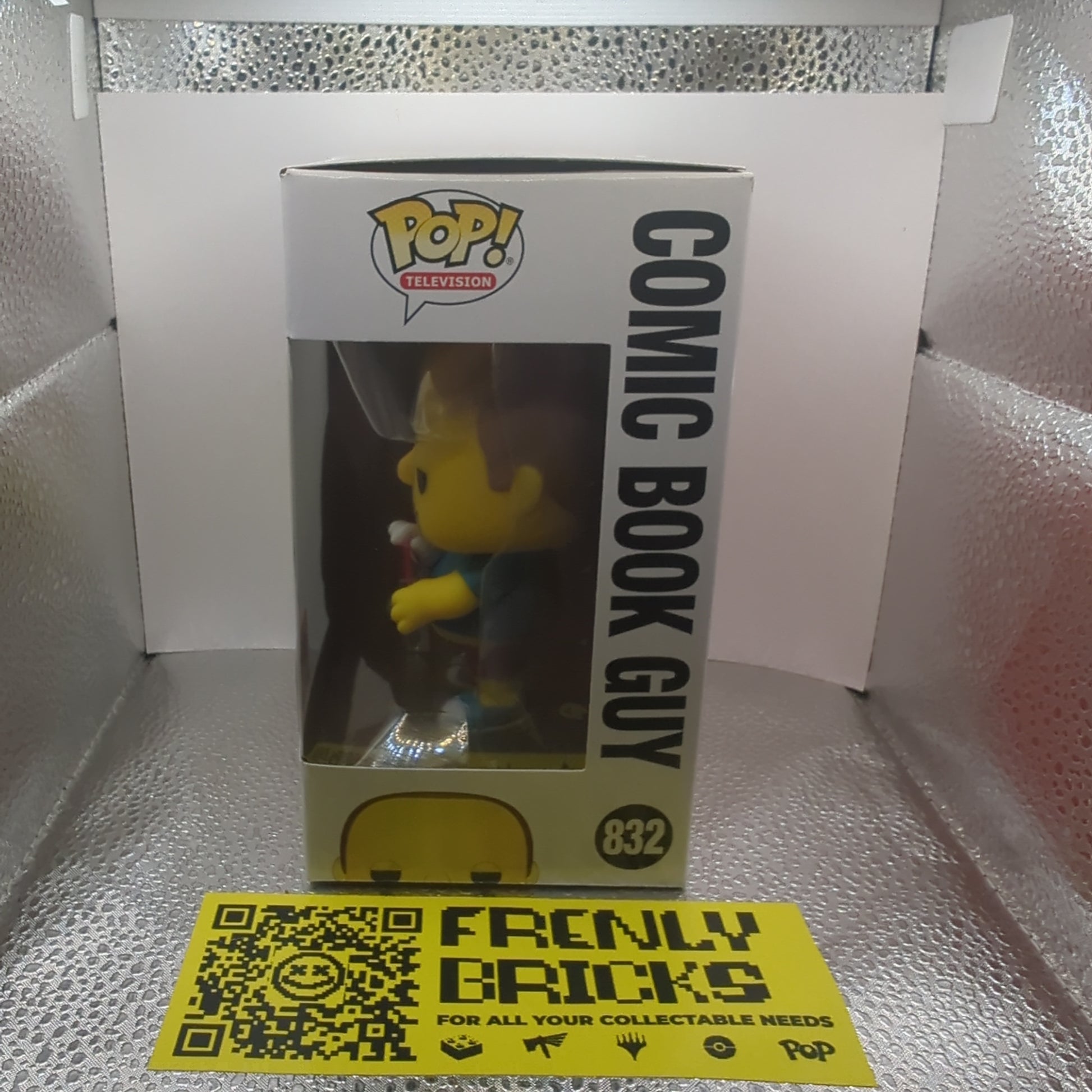 Comic Book Guy 832 ~ The Simpsons ~ Funko Pop Vinyl FRENLY BRICKS - Open 7 Days