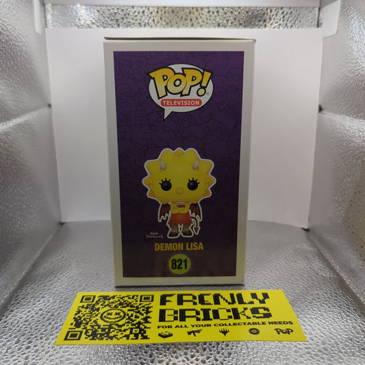 Television Funko Pop - Demon Lisa - The Simpsons - No. 821 FRENLY BRICKS - Open 7 Days