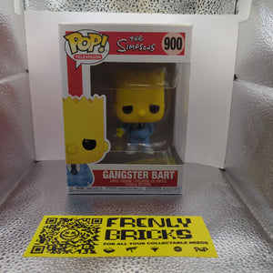 Gangster Bart 900 ~ The Simpsons ~ Funko Pop Vinyl ~ Television Series FRENLY BRICKS - Open 7 Days