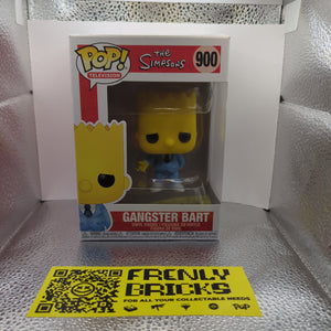 Gangster Bart 900 ~ The Simpsons ~ Funko Pop Vinyl ~ Television Series FRENLY BRICKS - Open 7 Days