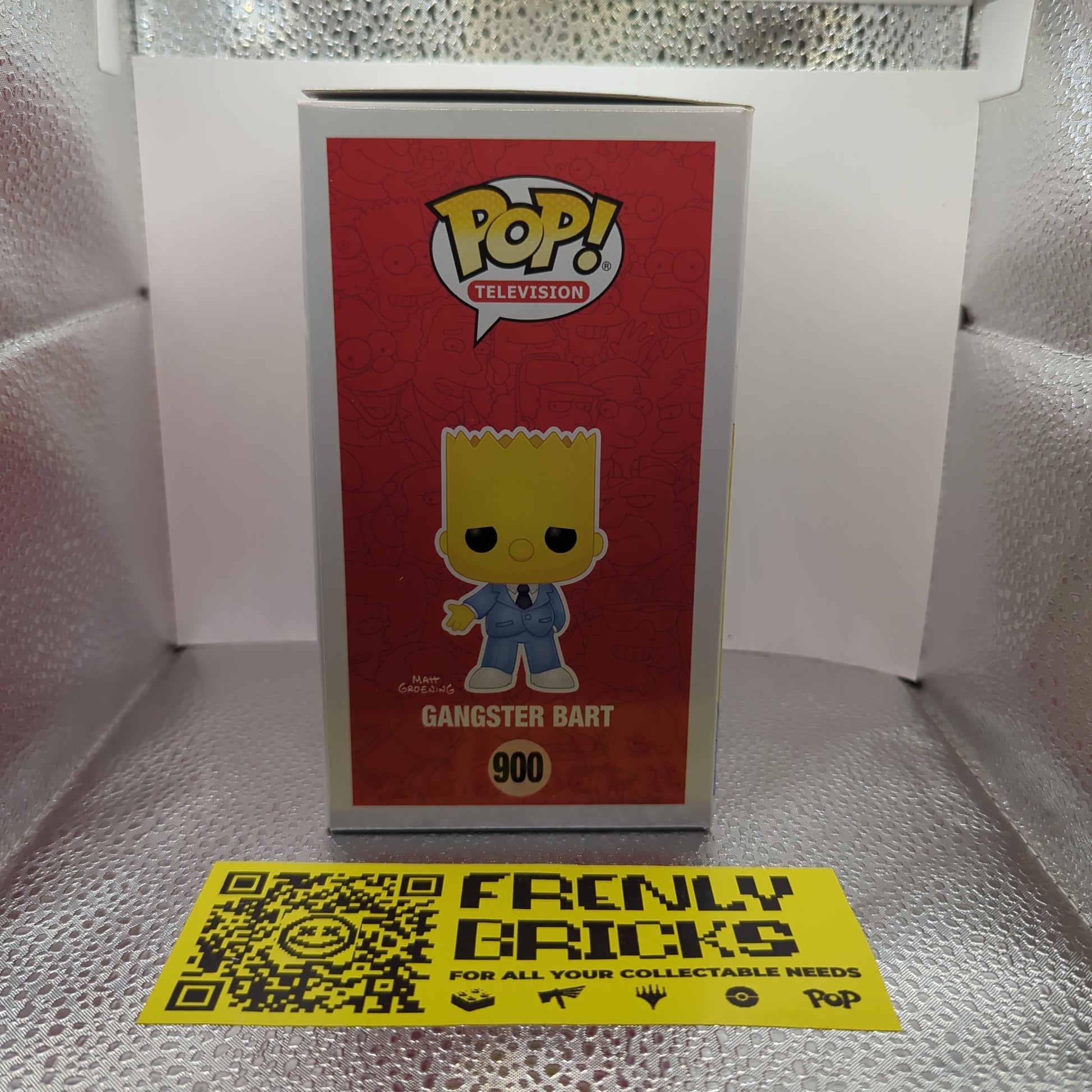 Gangster Bart 900 ~ The Simpsons ~ Funko Pop Vinyl ~ Television Series FRENLY BRICKS - Open 7 Days