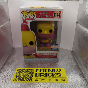 Funko Pop Vinyl TV The Simpsons Belly Dancer Homer 2021 Summer Con Ltd Ed 1144 FRENLY BRICKS - Open 7 Days