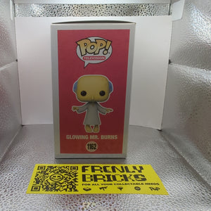 #1162 GLOWING MR. BURNS | THE SIMPSONS | TELEVISION | FUNKO POP! FRENLY BRICKS - Open 7 Days