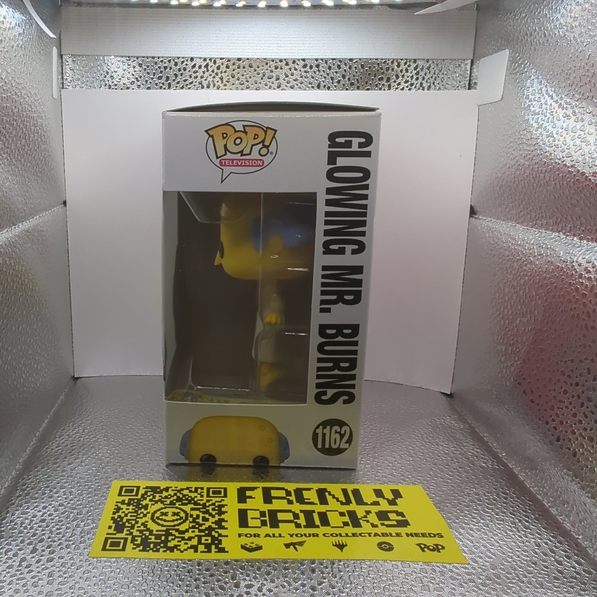 #1162 GLOWING MR. BURNS | THE SIMPSONS | TELEVISION | FUNKO POP! FRENLY BRICKS - Open 7 Days