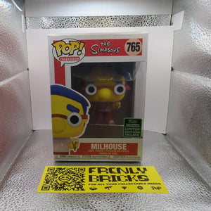 #765 MILHOUSE | THE SIMPSONS | TELEVISION | FUNKO POP! FRENLY BRICKS - Open 7 Days