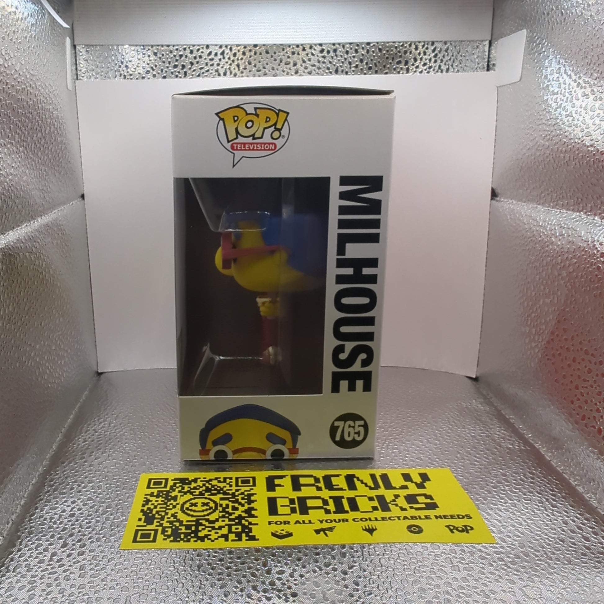 #765 MILHOUSE | THE SIMPSONS | TELEVISION | FUNKO POP! FRENLY BRICKS - Open 7 Days