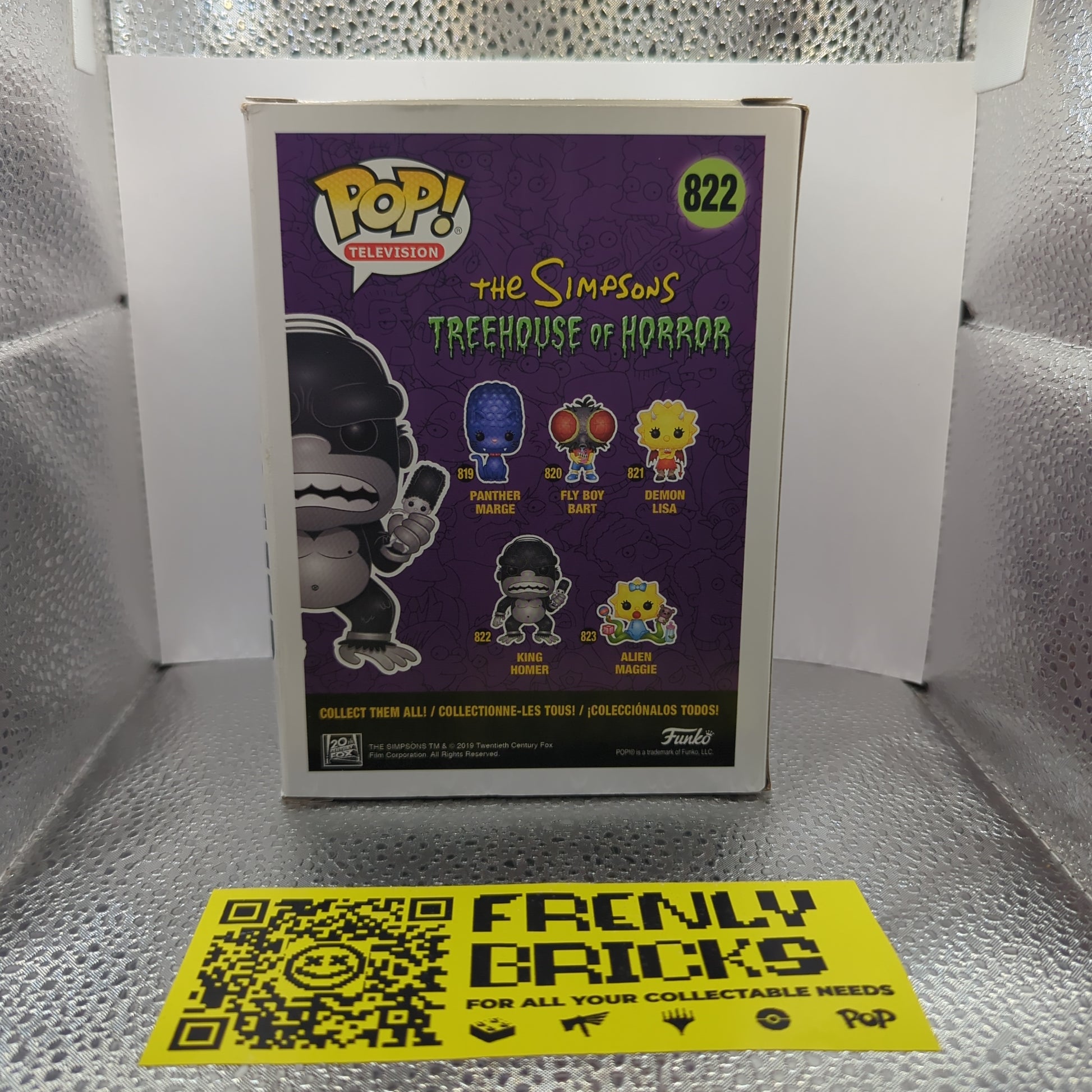 Television Funko Pop - King Homer - The Simpsons - No. 822 FRENLY BRICKS - Open 7 Days