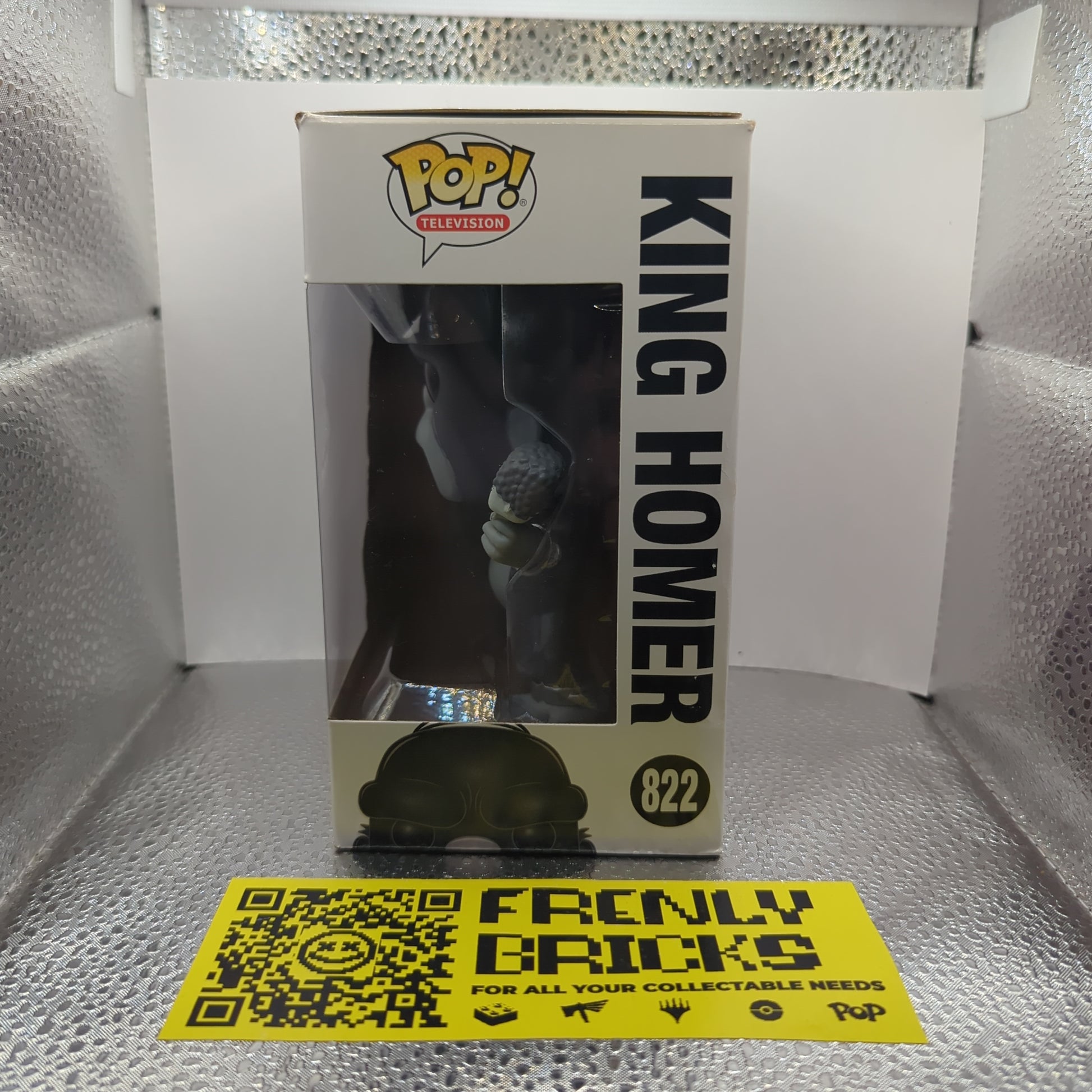 Television Funko Pop - King Homer - The Simpsons - No. 822 FRENLY BRICKS - Open 7 Days