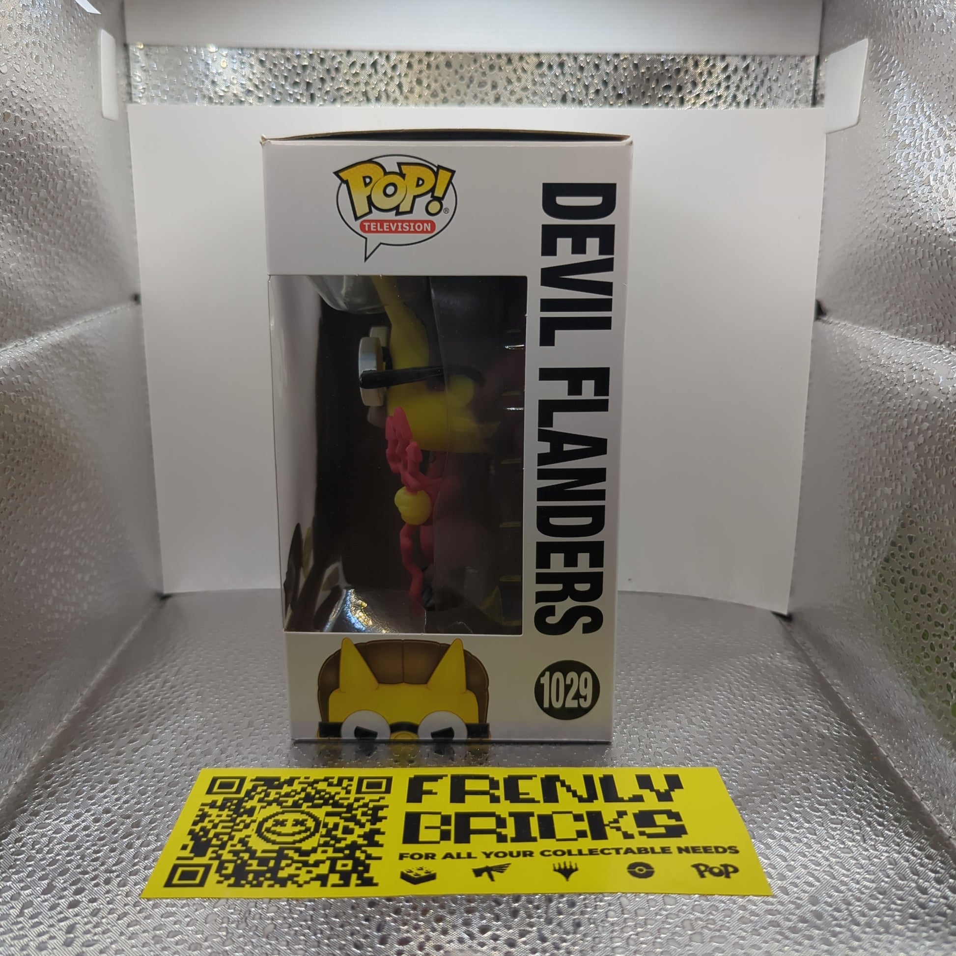 #1029 DEVIL FLANDERS | THE SIMPSONS | TELEVISION | FUNKO POP! GLOW FRENLY BRICKS - Open 7 Days