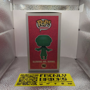 GLOWING MR. BURNS The Simpsons GLOW CHASE Funko POP! #1162 NEW FRENLY BRICKS - Open 7 Days