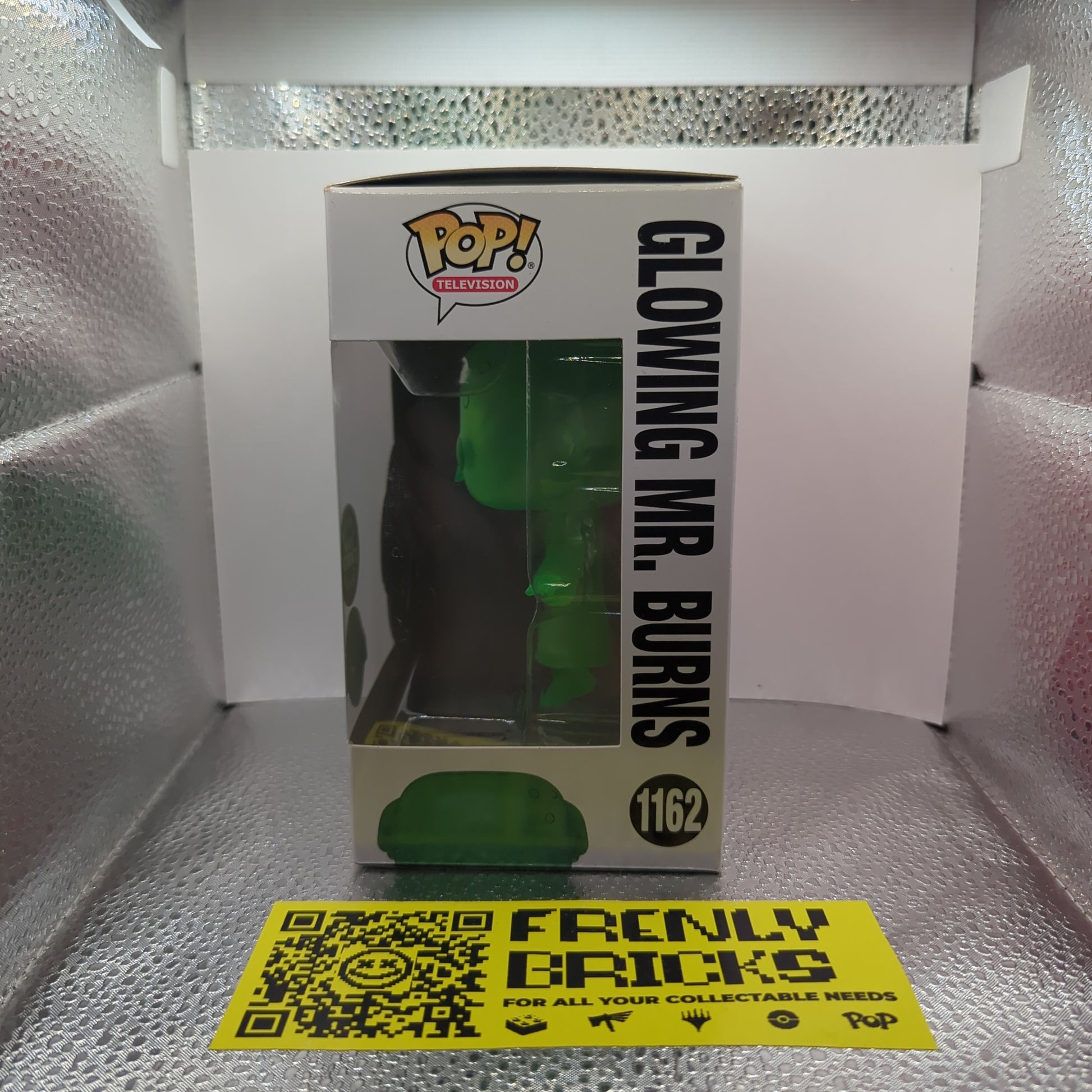 GLOWING MR. BURNS The Simpsons GLOW CHASE Funko POP! #1162 NEW FRENLY BRICKS - Open 7 Days