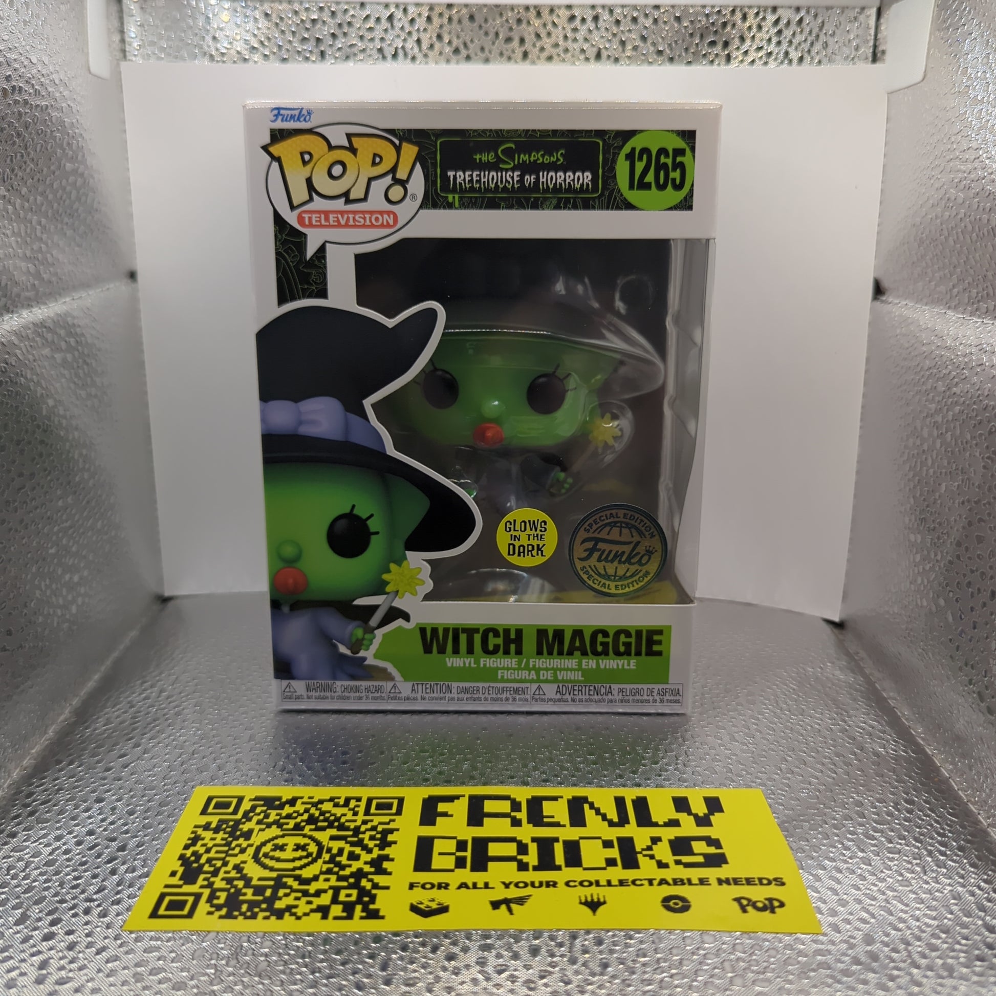 WITCH MAGGIE Glow GITD The Simpsons 1265 Funko Pop Vinyl FRENLY BRICKS - Open 7 Days