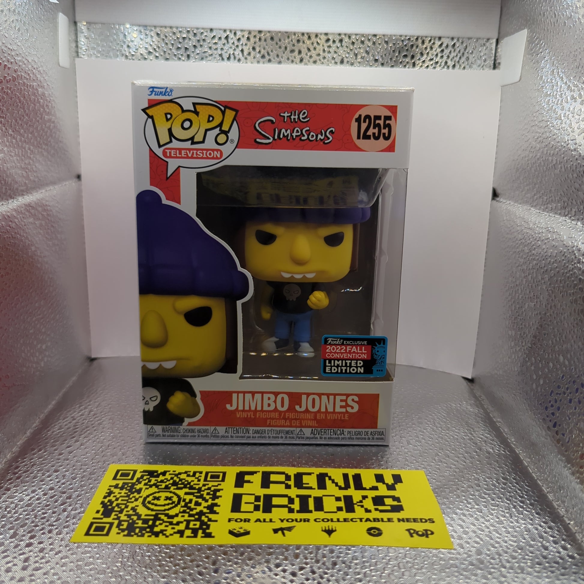 #1255 JIMBO JONES | THE SIMPSONS | TELEVISION | FUNKO POP! FRENLY BRICKS - Open 7 Days