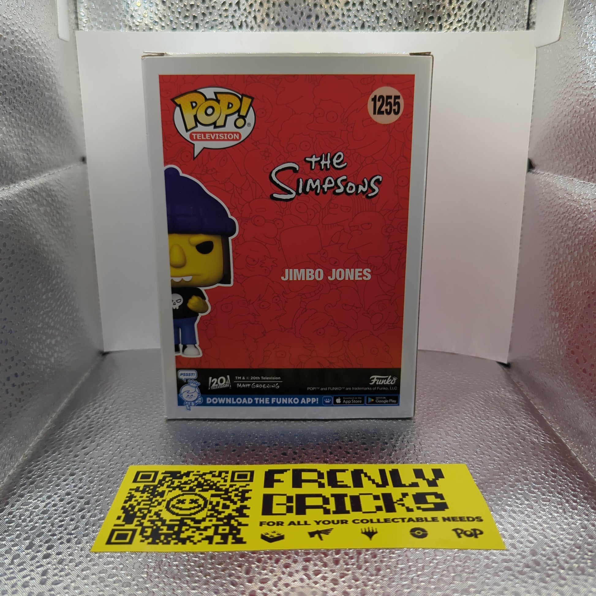 #1255 JIMBO JONES | THE SIMPSONS | TELEVISION | FUNKO POP! FRENLY BRICKS - Open 7 Days