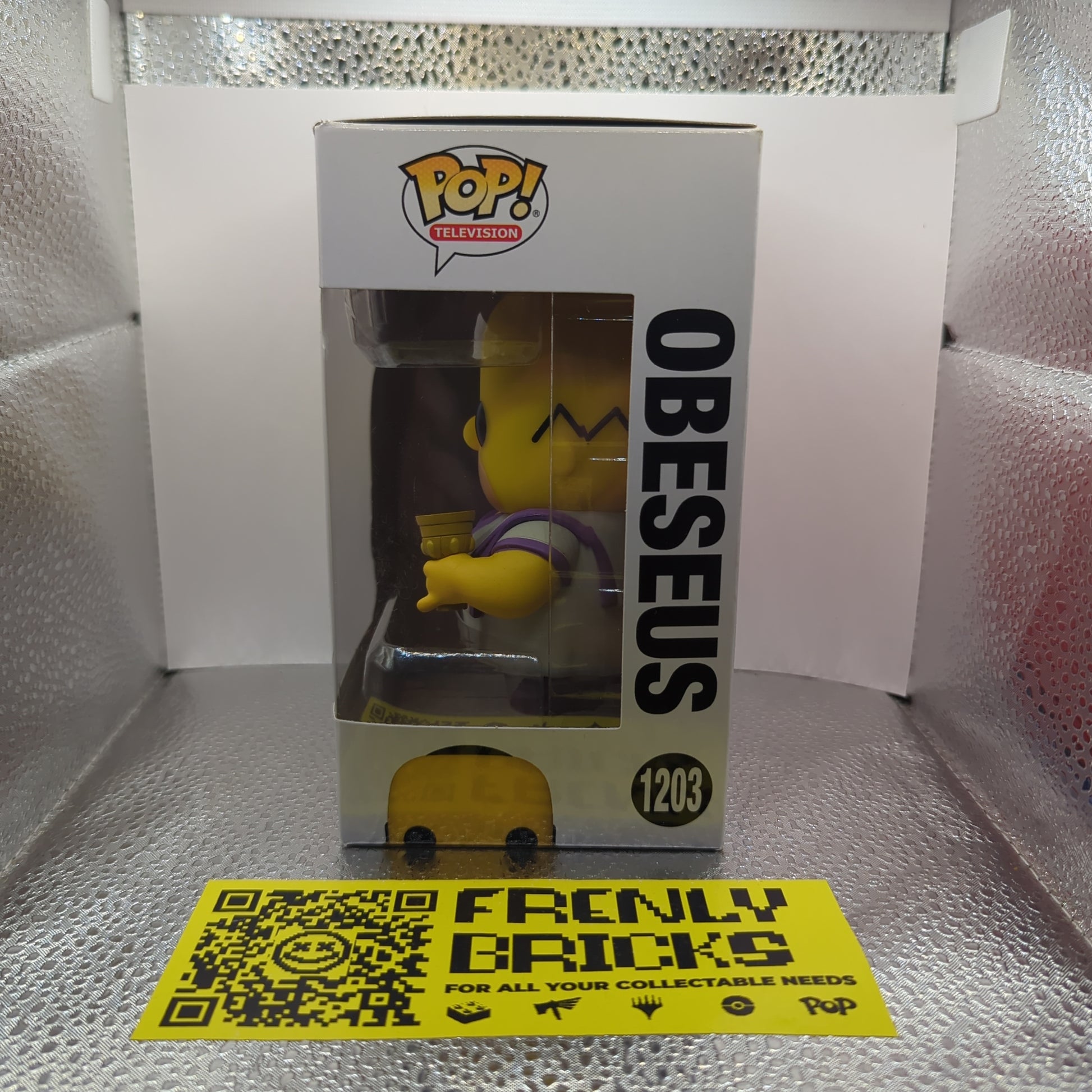 #1203 OBESEUS | THE SIMPSONS | TELEVISION | FUNKO POP! FRENLY BRICKS - Open 7 Days