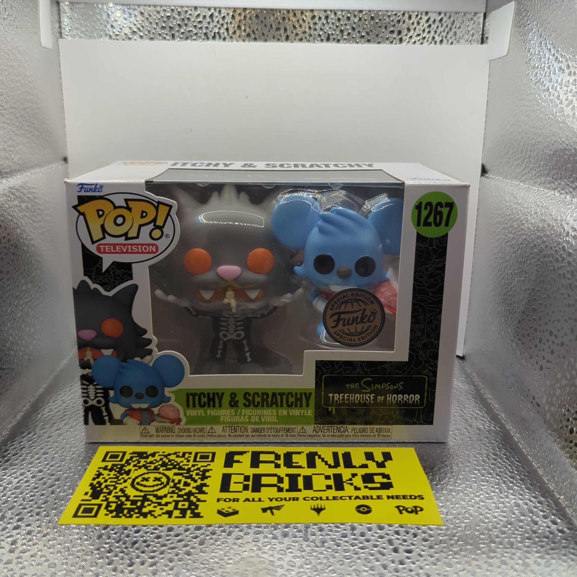 Itchy & Scratchy (Skeleton) Funko Pop! Vinyl #1267 Simpsons Treehouse of Horror FRENLY BRICKS - Open 7 Days