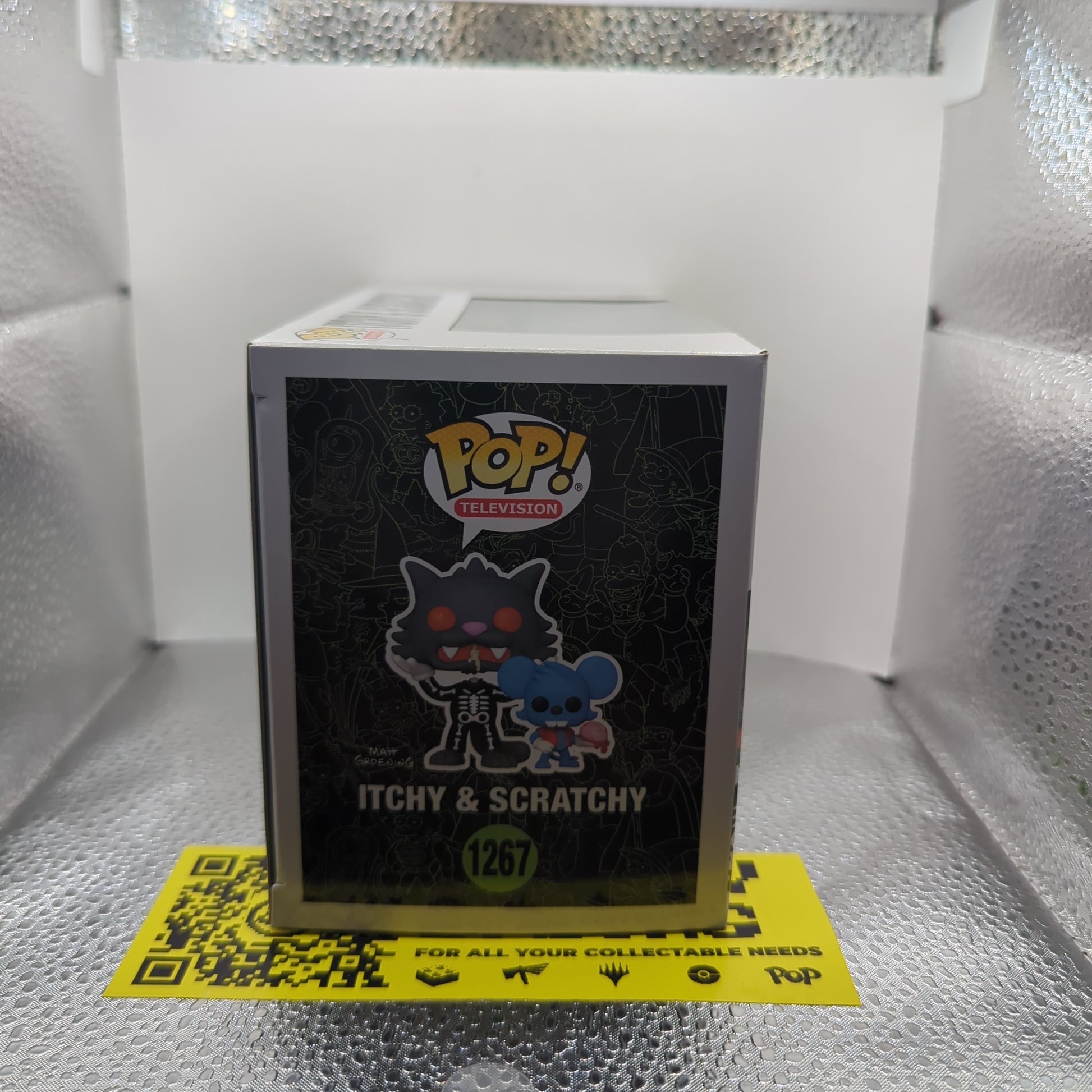 Itchy & Scratchy (Skeleton) Funko Pop! Vinyl #1267 Simpsons Treehouse of Horror FRENLY BRICKS - Open 7 Days